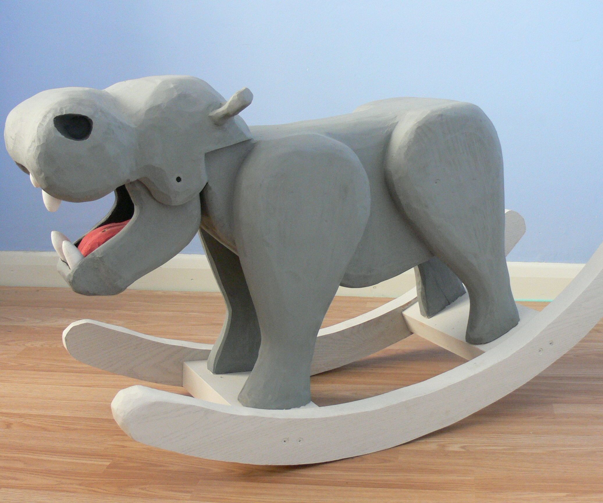Henry the Rocking Hippo - With Moving Jaw - Rocking Horse Project
