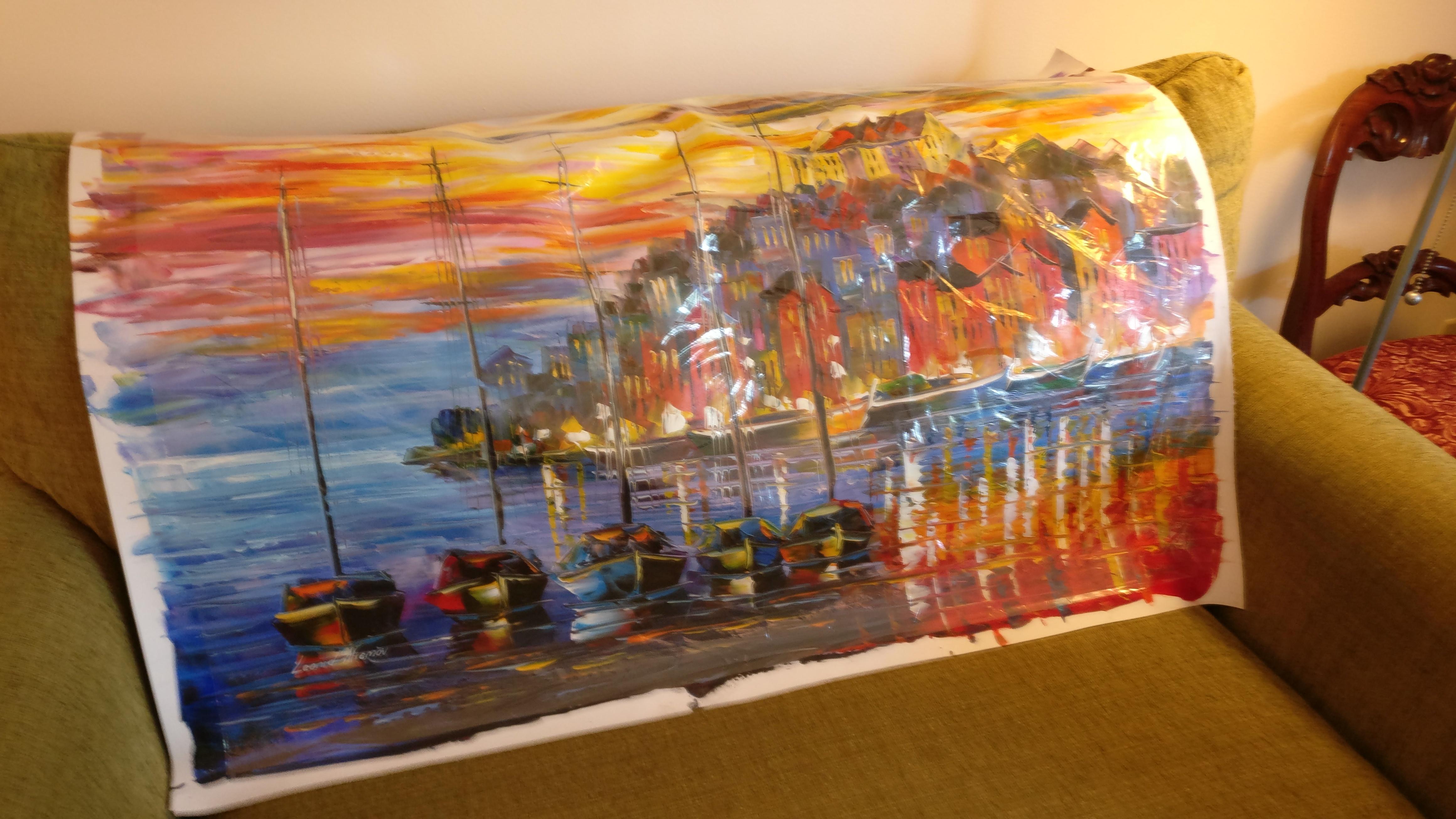 How to Stretch a Canvas Painting 6 Steps Instructables