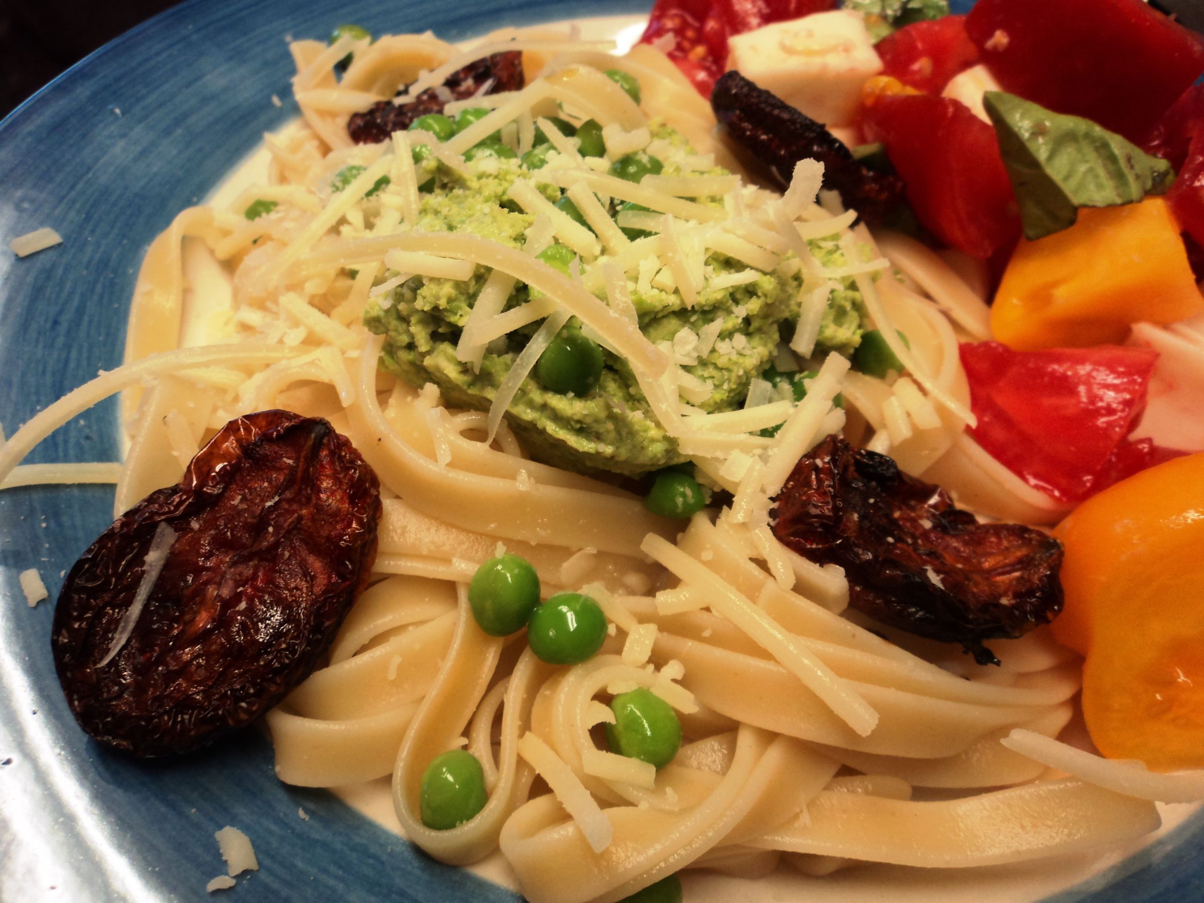 Pea Pesto (with Vegan Option!)