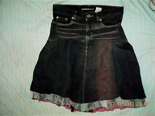Denim Petticoat Skirt