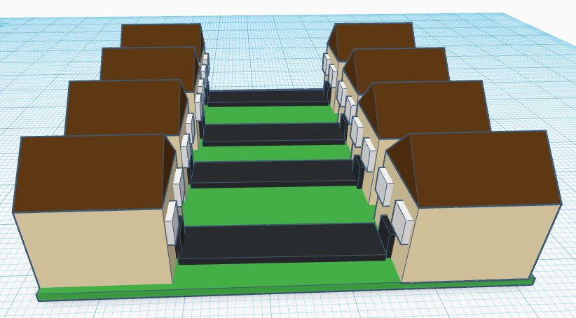 How to Create an Easy Neighborhood in Tinkercad 