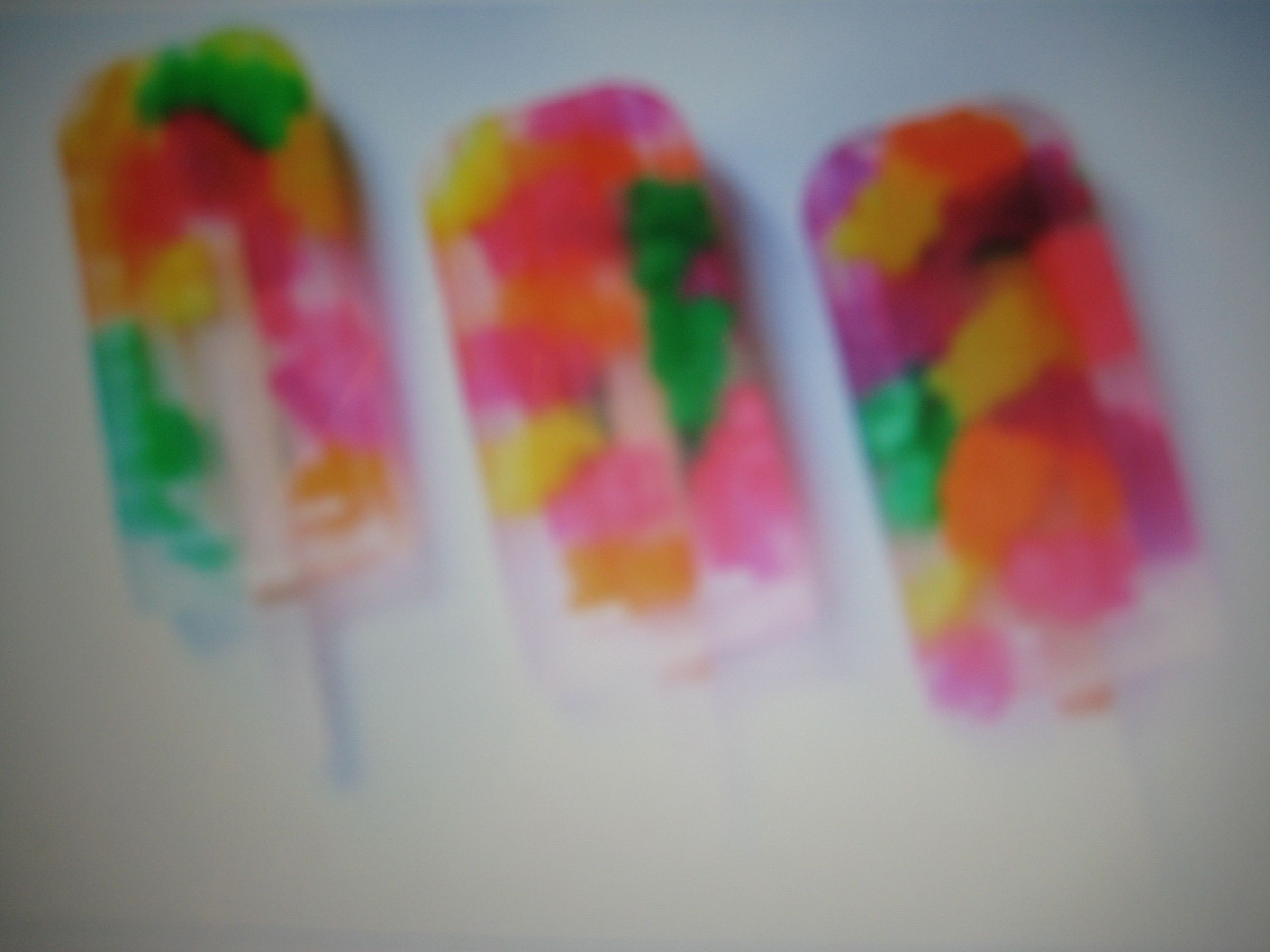 Gummy Bear and Sprite Popsicles