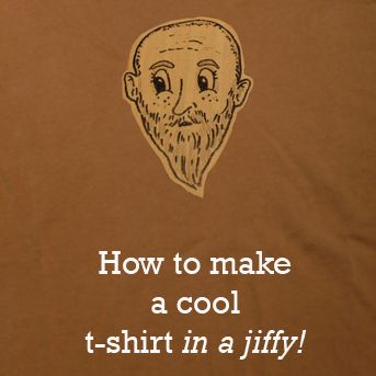 How to Make a Cool But Temporary T-Shirt (in a Jiffy!)