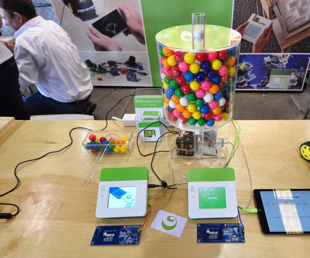 Monster Mayhem: Using NFC Readers to Release Gumballs Through a Matching Game