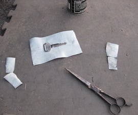 Cut Out Some Tape and Attach the Key