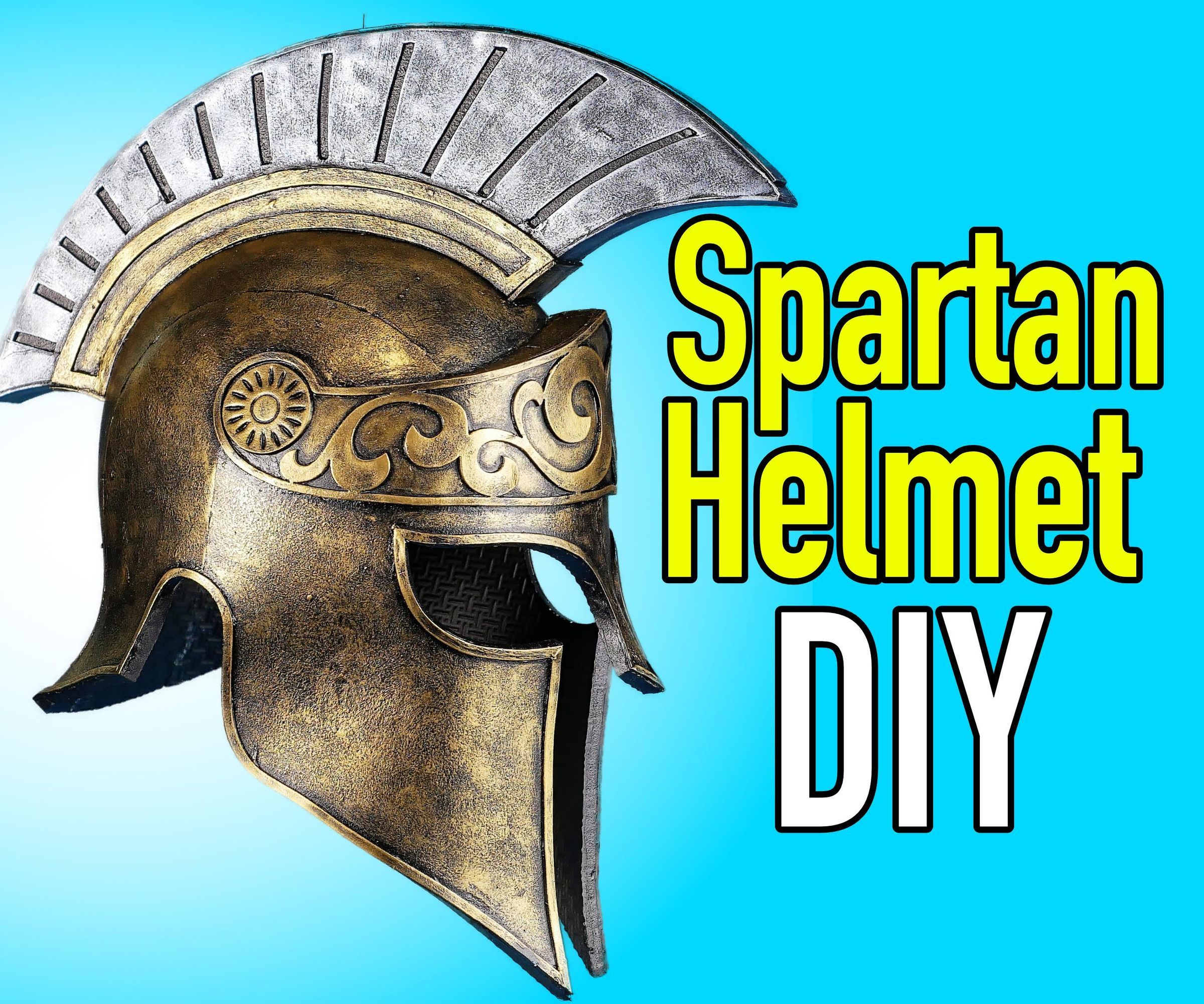 DIY Spartan Helmet Costume From Foam!