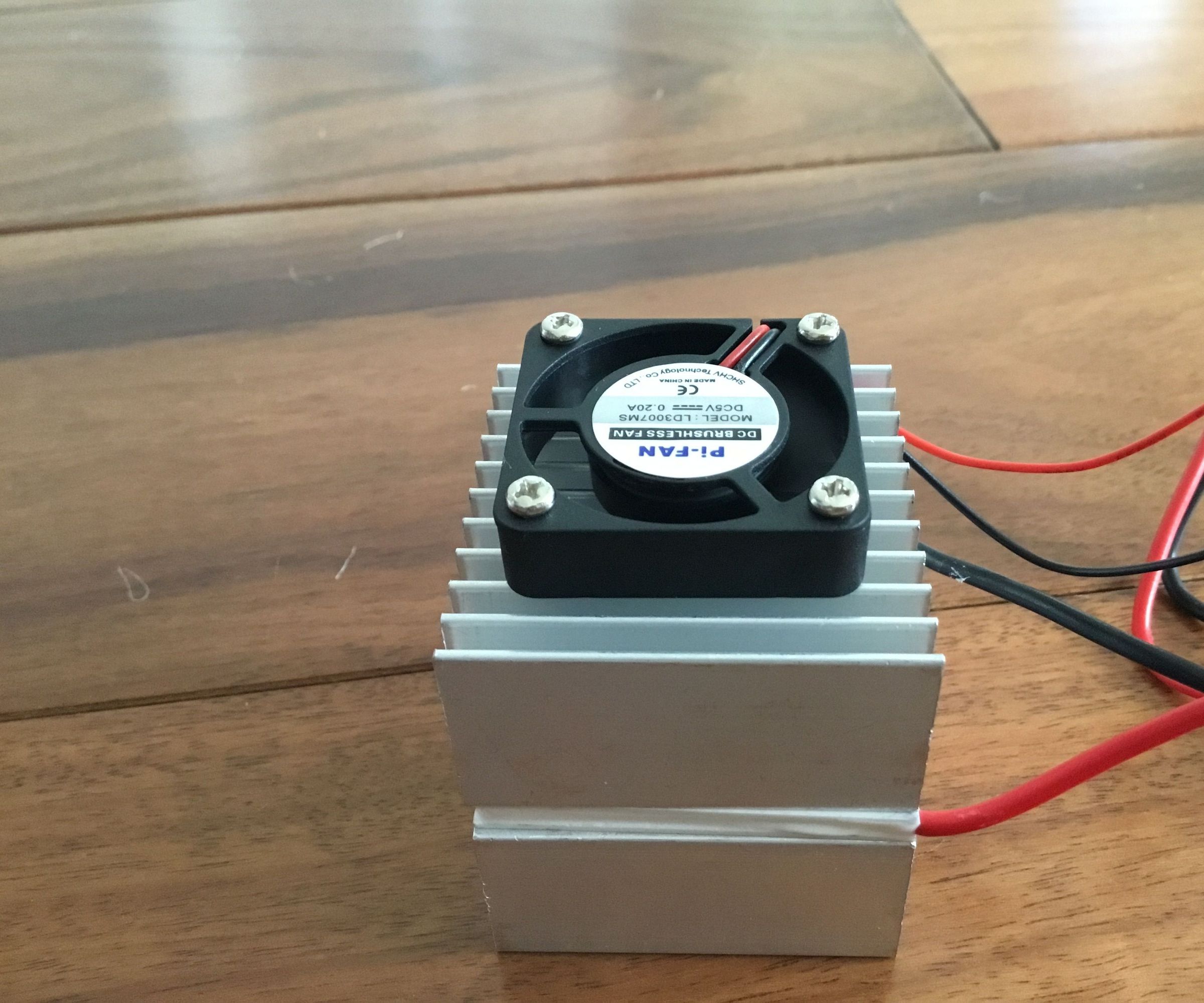 Peltier Cooling Setup