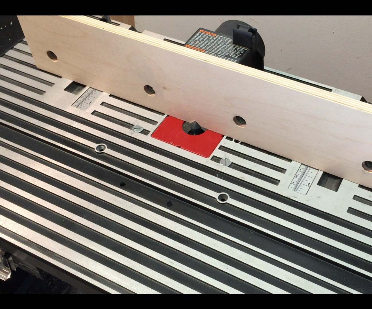 Zero Clearance Router Fence