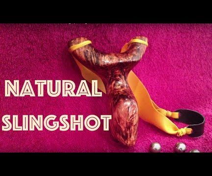 How to Make a Natural Hammergrip Slingshot