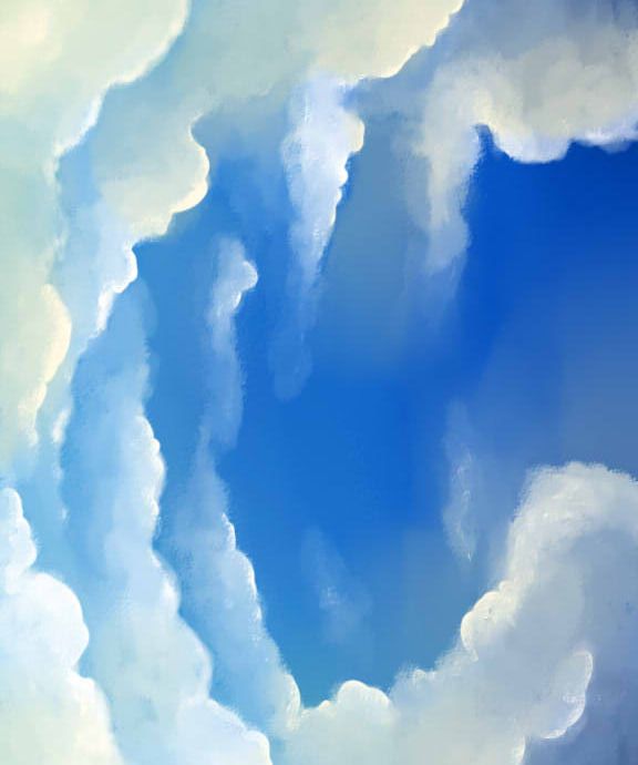 Speedpaint a Sky in PaintTool SAI