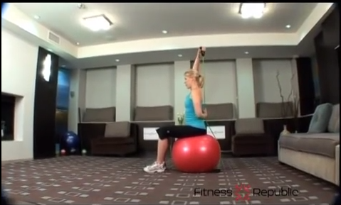 Tricep Workout With Toning Tube