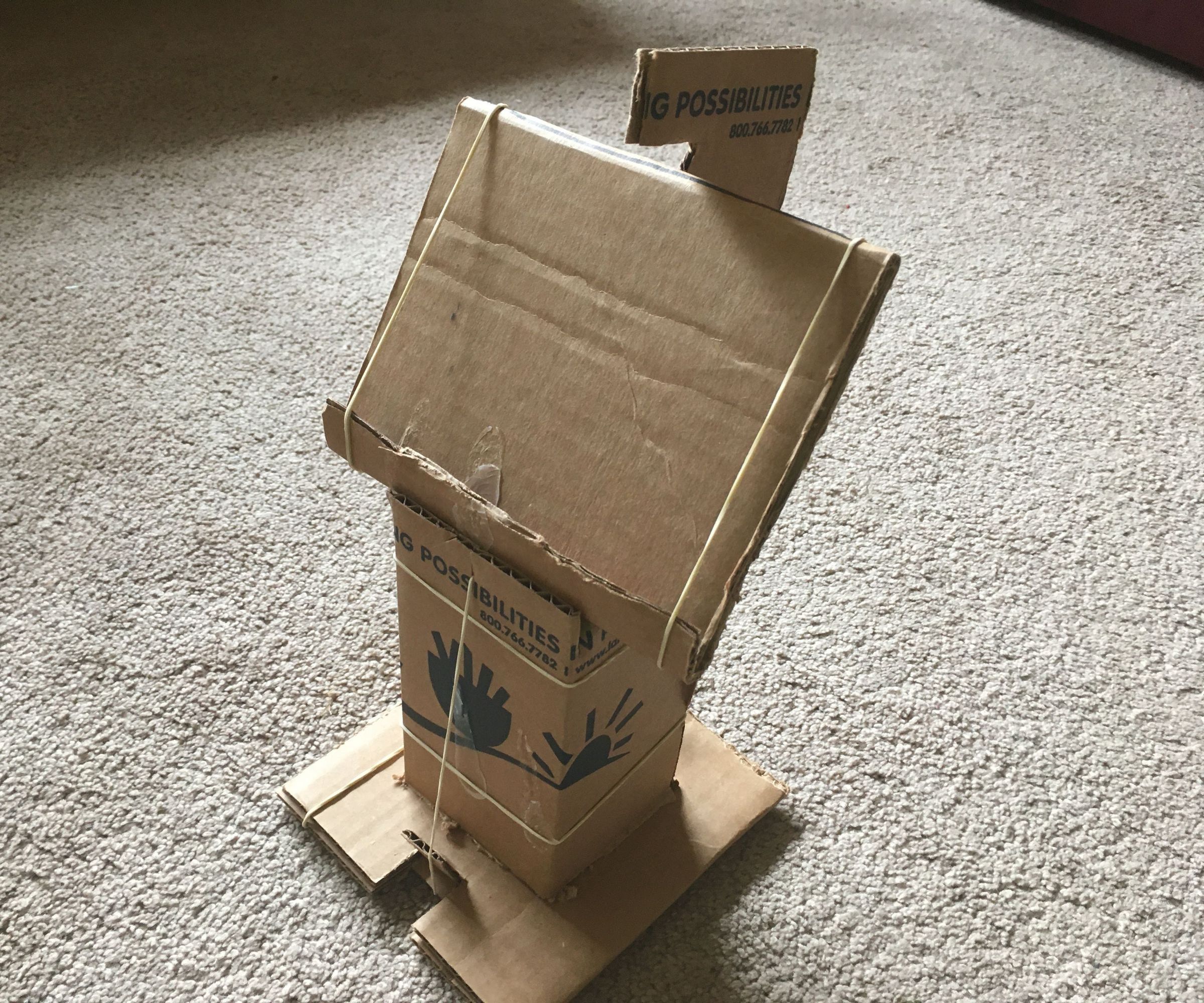 NO GLUE Cardboard Phone Stand