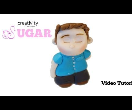 How to Make Figures Out of Fondant | Boy Ready to Give a Kiss