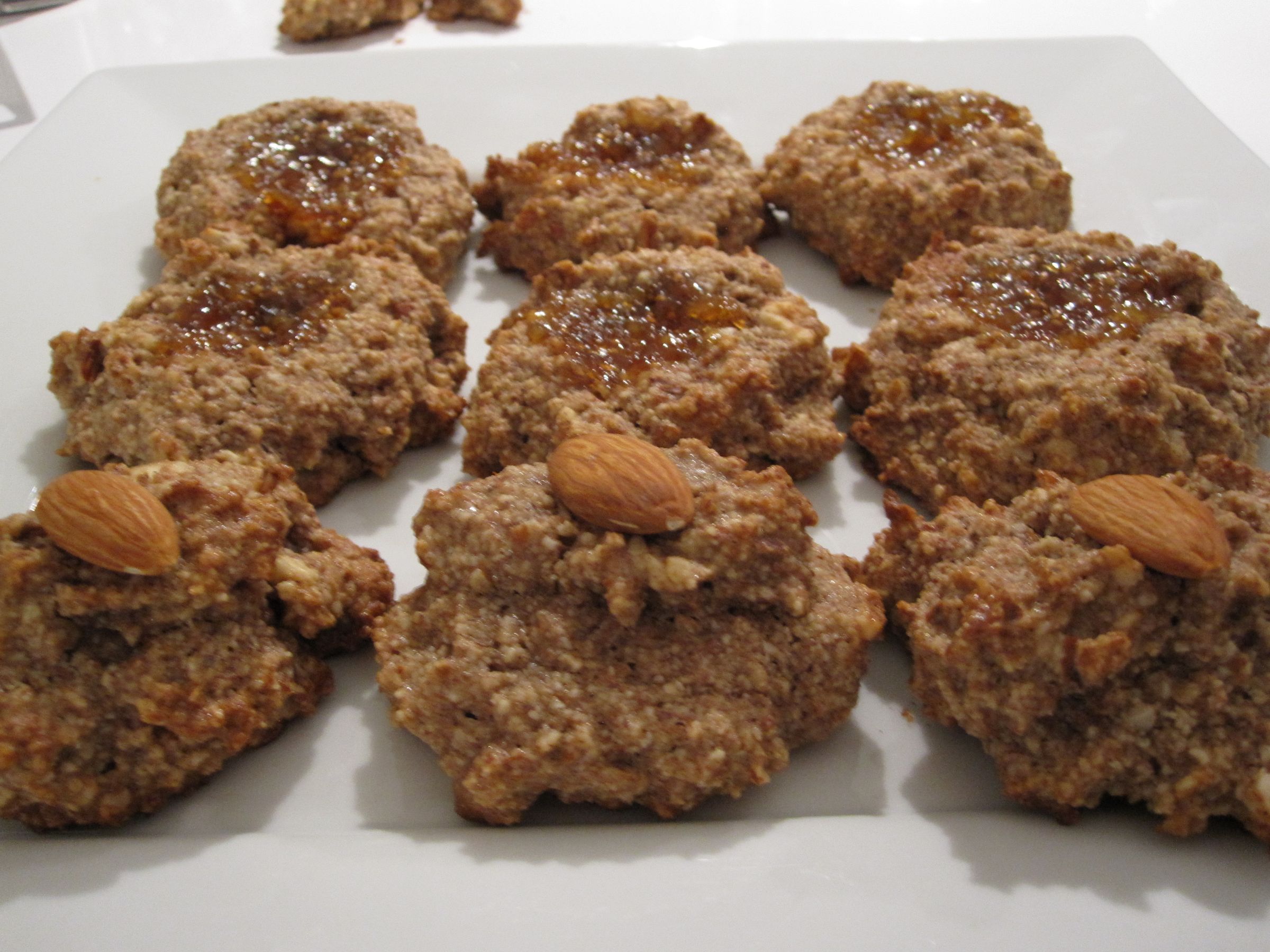 Maple-Almond Thumbprint Cookies