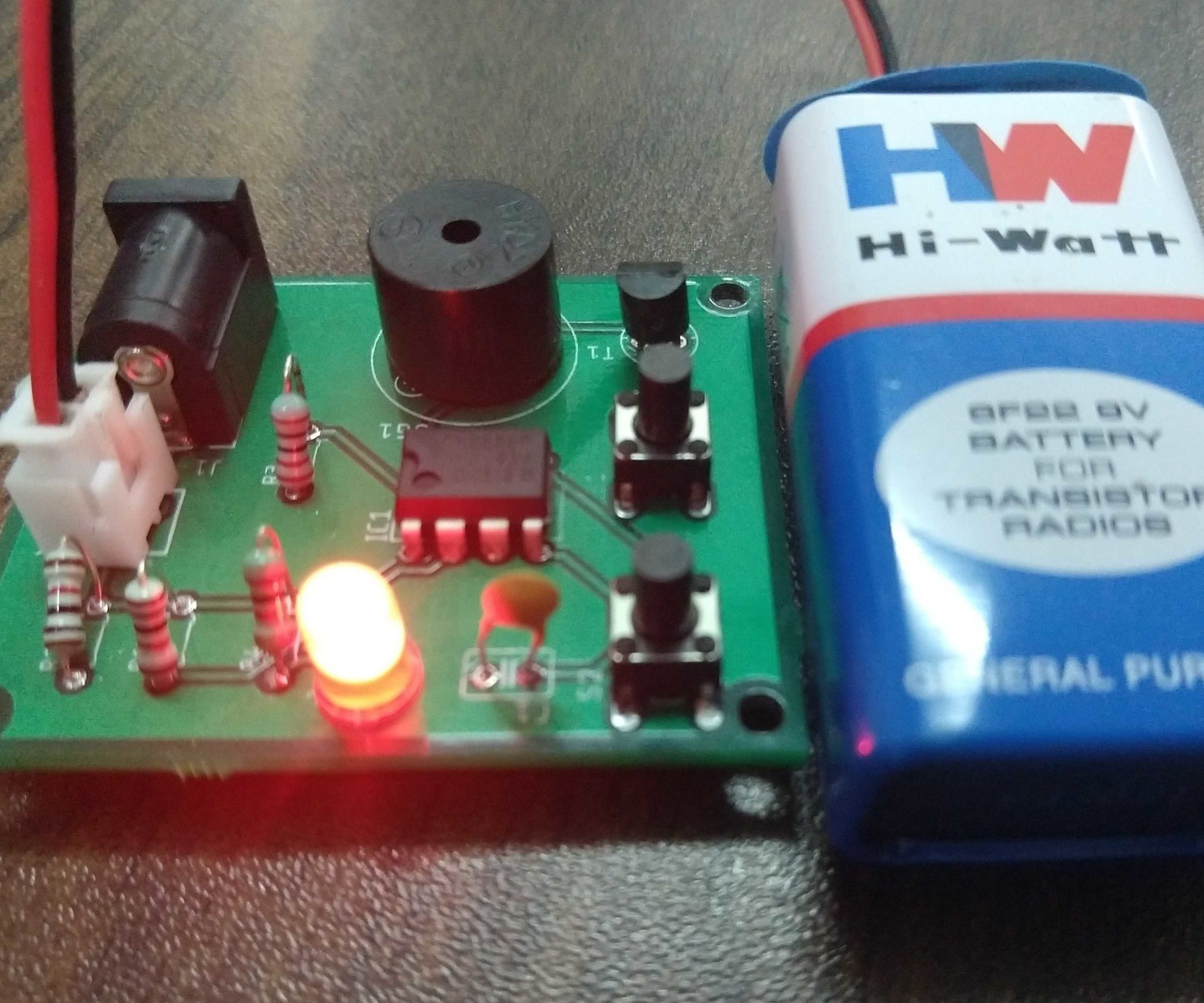 Panic Alarm Button Circuit Using 555 Timer IC (Part-2)