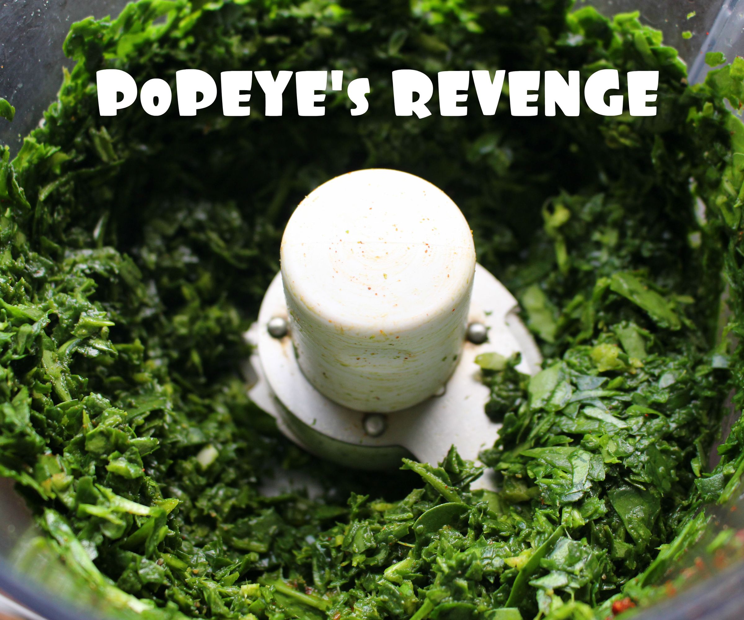 Popeye's Revenge - Raw Spinach Salad