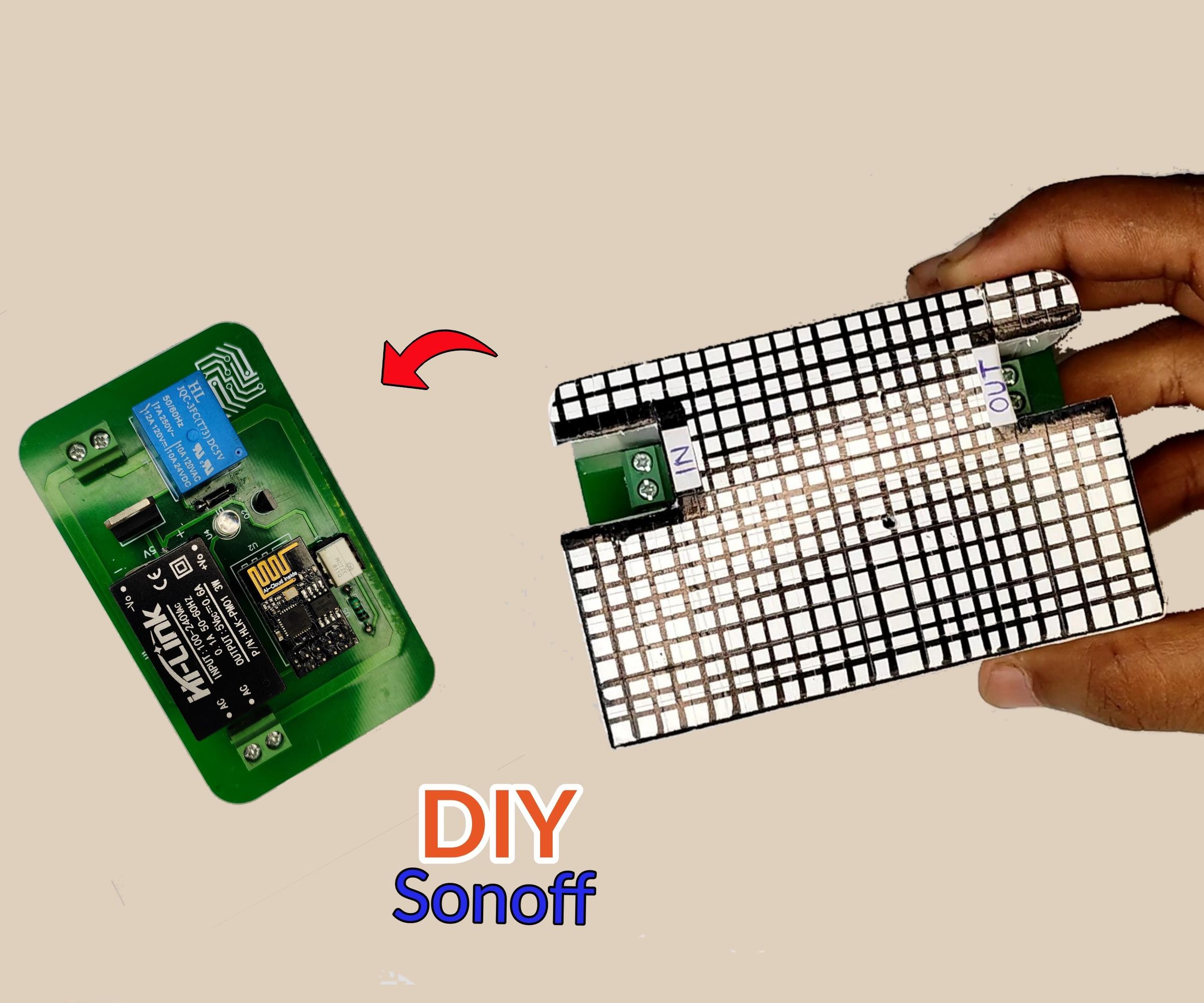 DIY SONOFF USING ESP8266-01