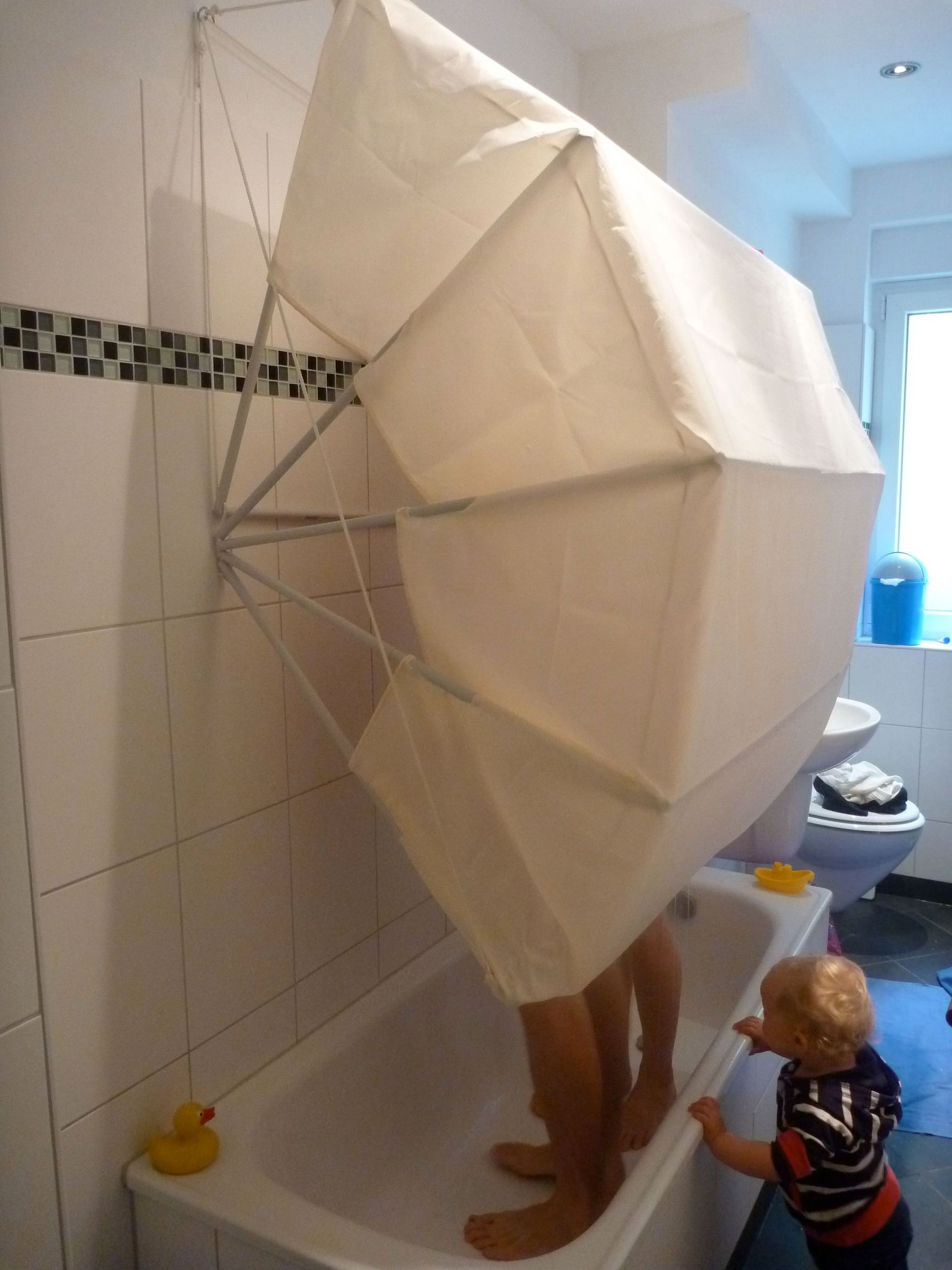"Wet Turtle" Shower Curtain