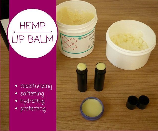 DIY Hemp Lip Balm 