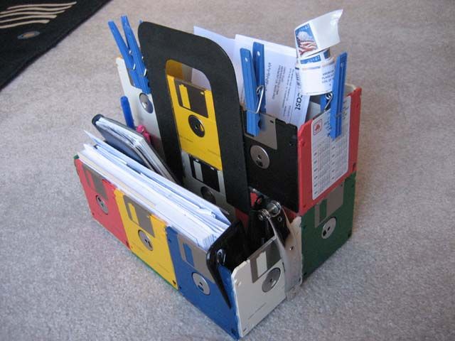 Floppy Disk Bill Caddy