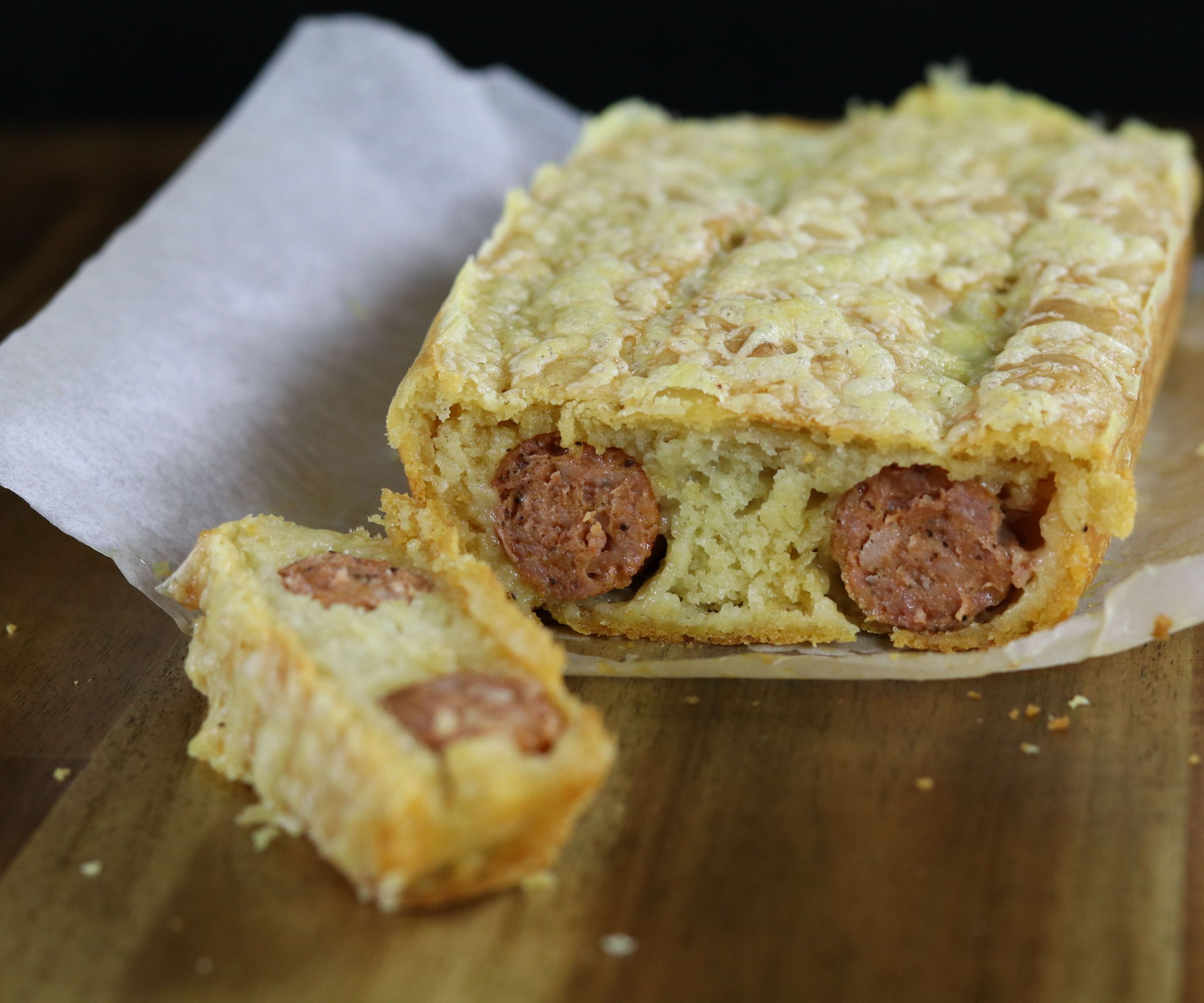 Double Dog (sausage Stuffed Bread)