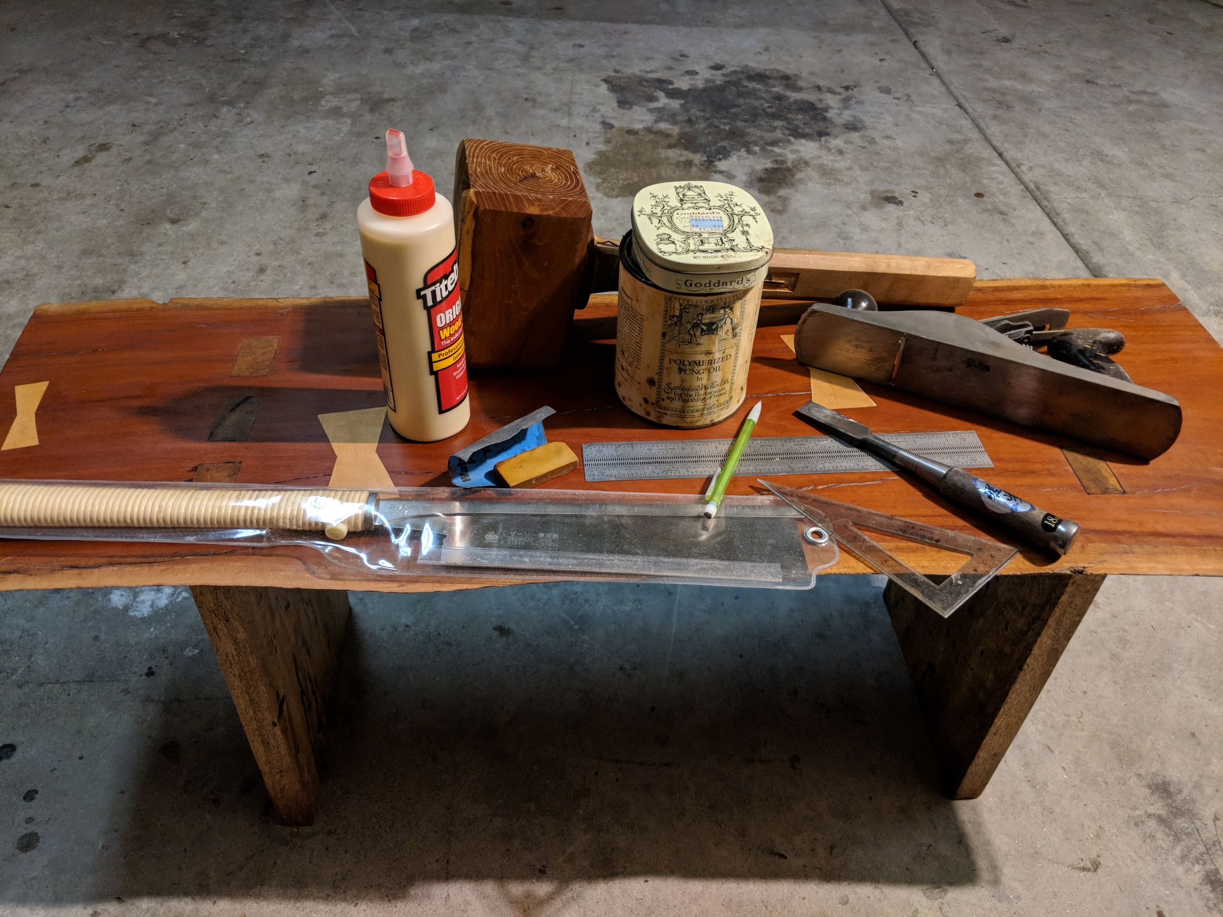 Make a Live Edge Table Finished in a Hand Rubbed Tung Oil Finish