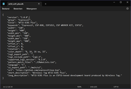 Configure the Squareline Studio Software