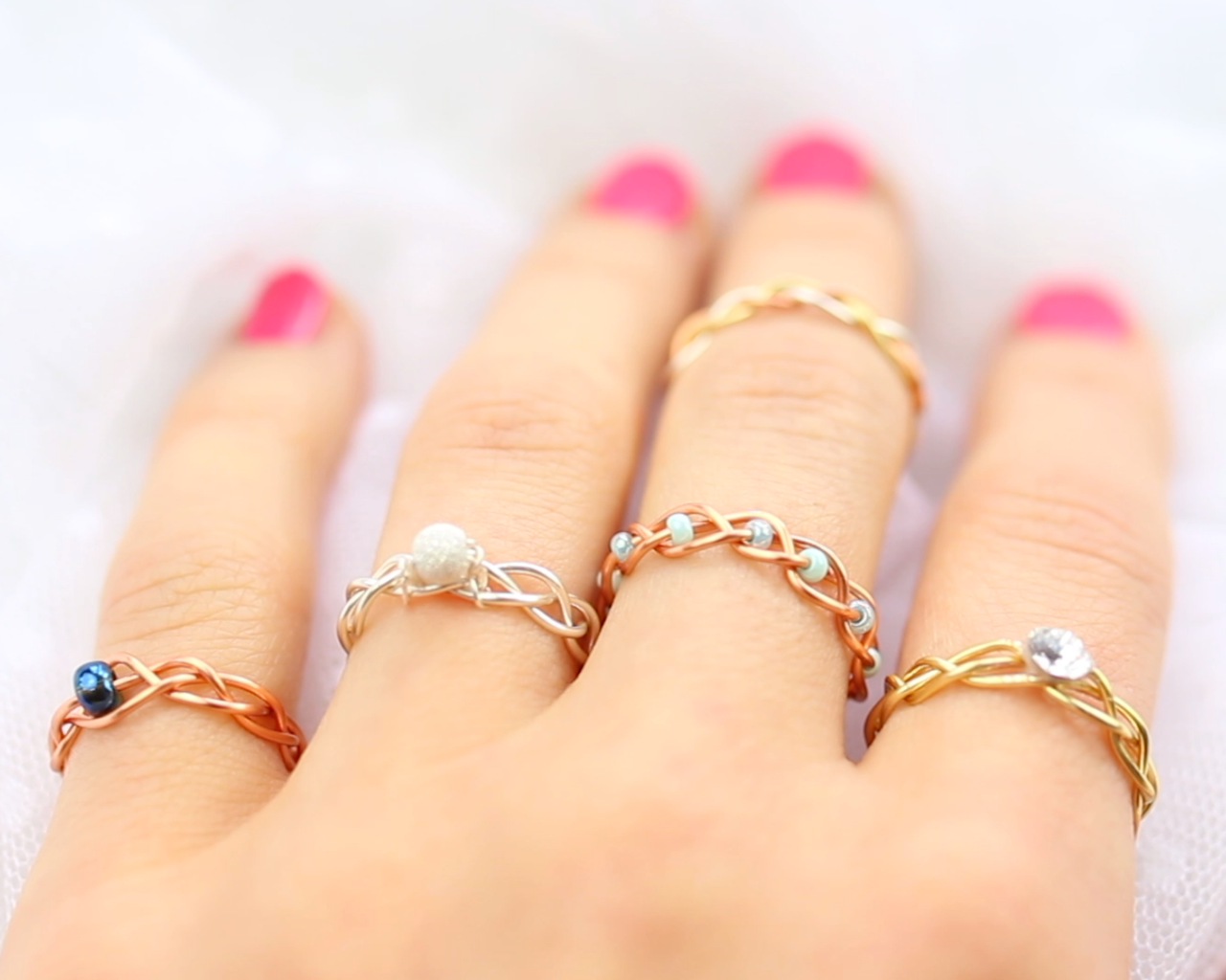 Metal wire best sale ring