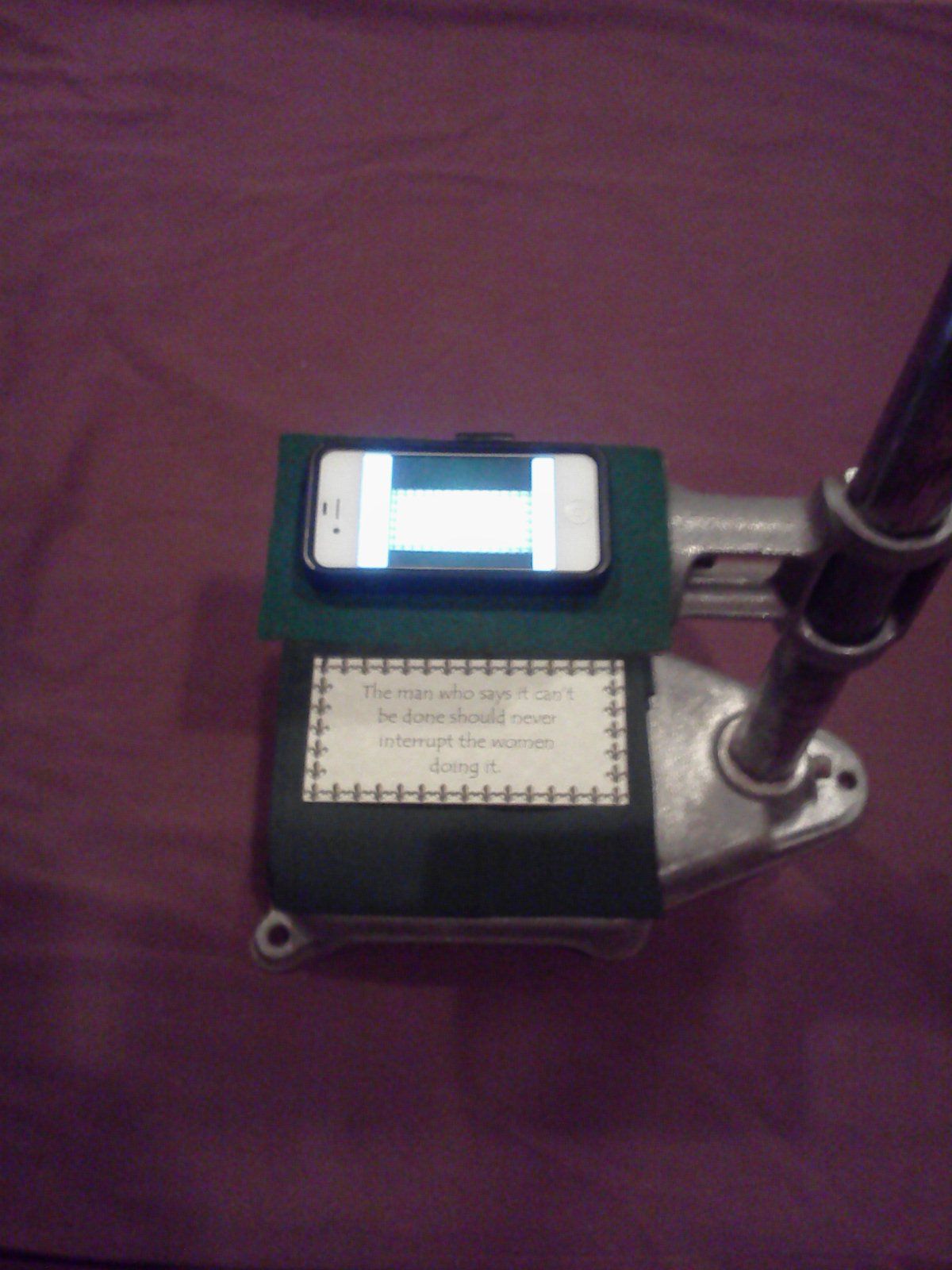 Check Deposit IPhone Mount #1