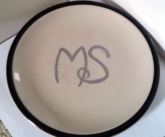 DIY Monogrammed Plate