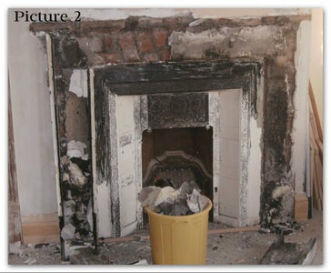 Up From the Ashes a Mantle Piece Renovation