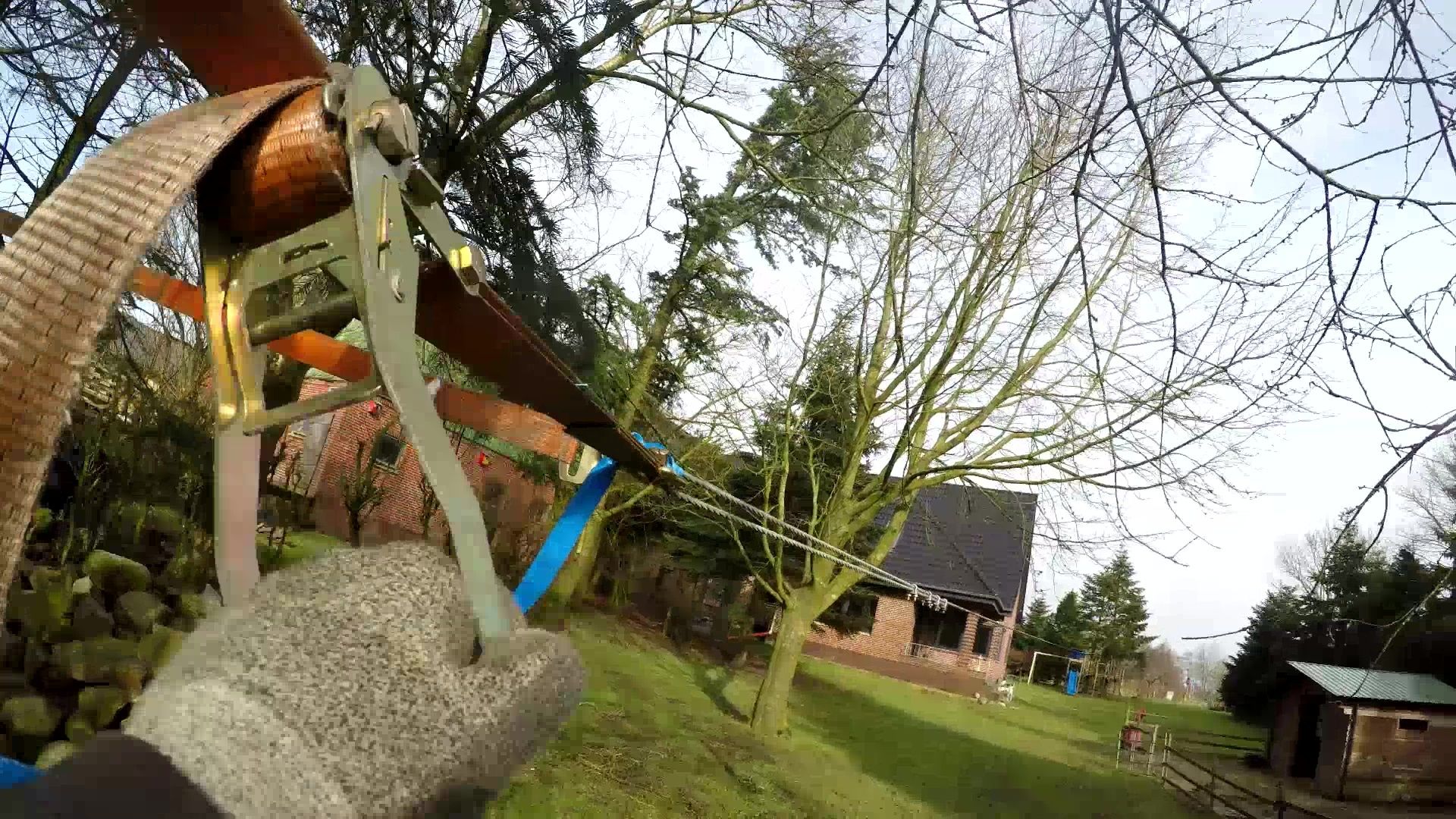 Kid's Zipline With Playhouse 3 Steps Instructables