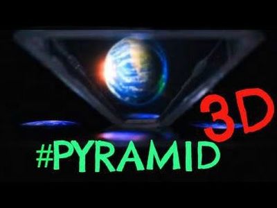 How to Make a Simple Holographic 3D Pyramid