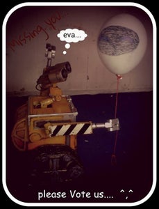 The Real Size LowCost Robot  Wall.e Made From Water Pipe and Scraps
