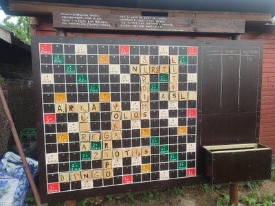 Magnetic Scrabble Board in Action and Final Thoughs