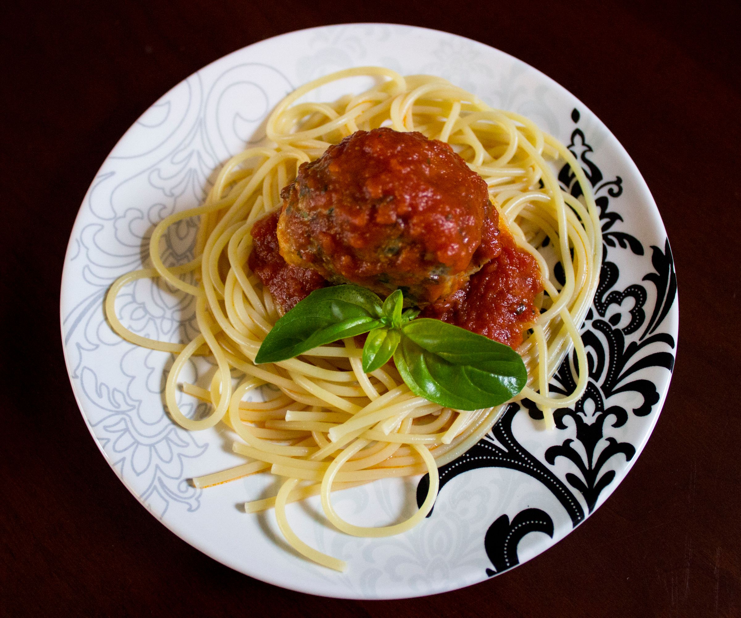 Mozzarella Stuffed Meatballs
