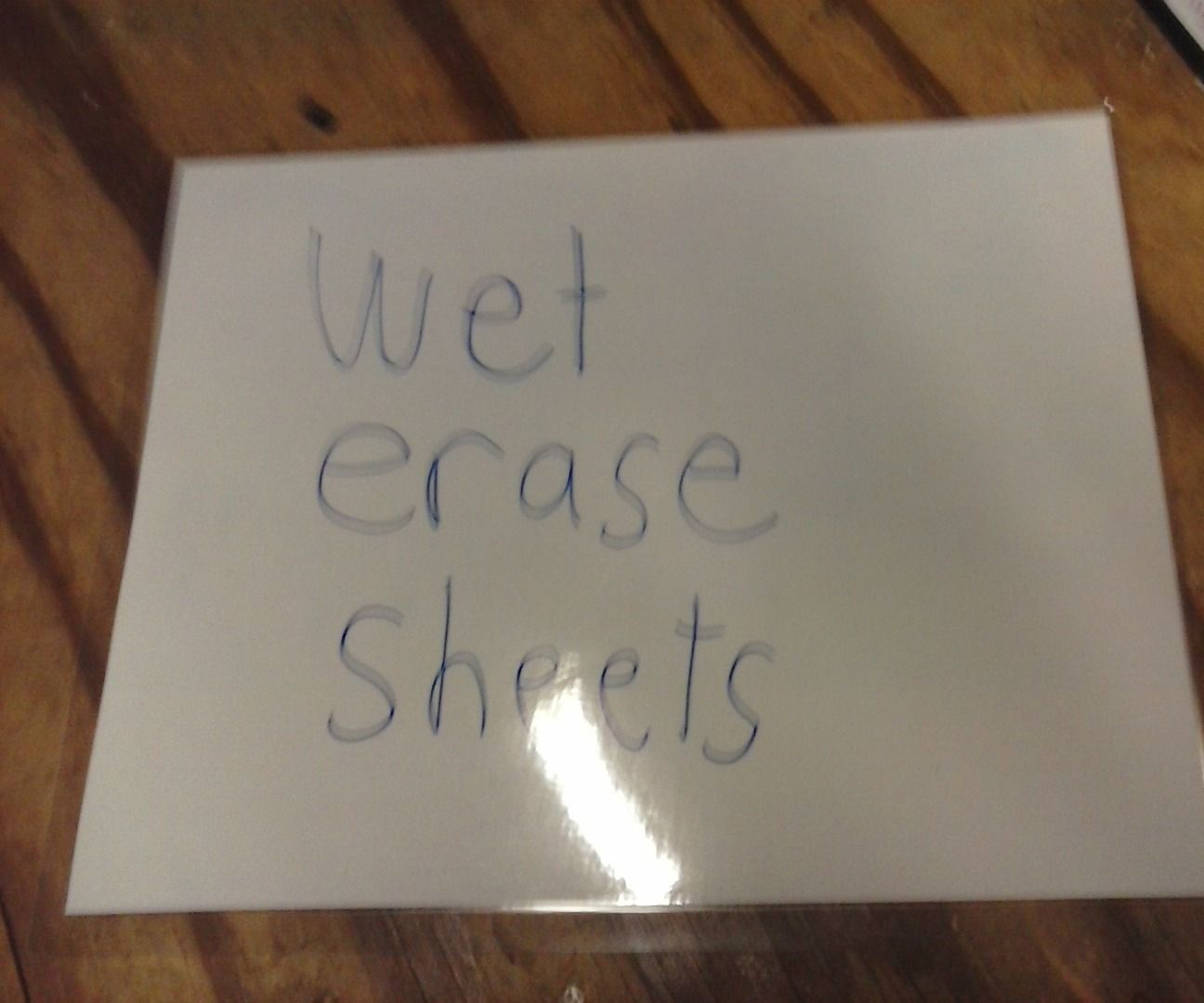 DIY Dry Erase Board / DIY Whiteboard / Reusable Paper