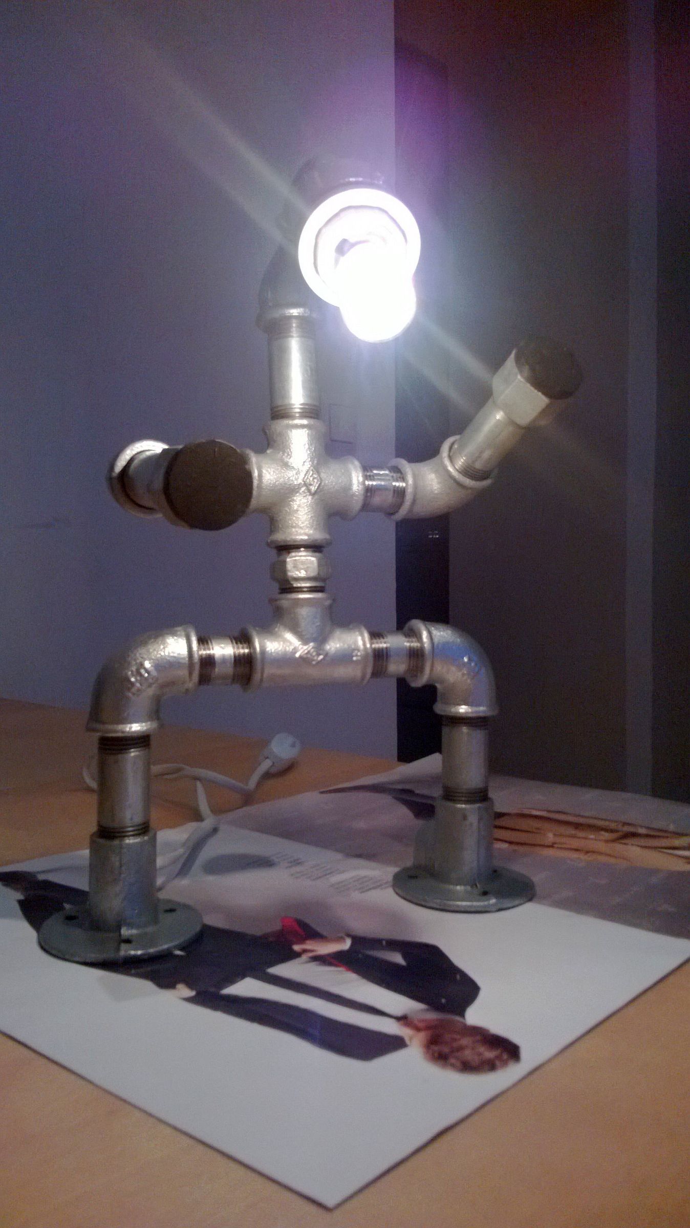 Plumbing Pipe Lamp - Instructables