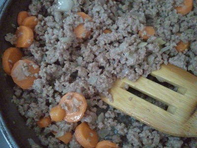 Making the Mince (ground Beef) Filling
