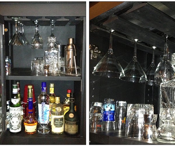 Easy Wine Glass Rails