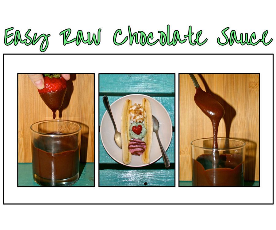  Easy Raw Chocolate Sauce