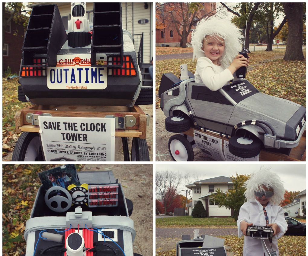 Awesome Back to the Future Costume (Doc Brown and Delorean)