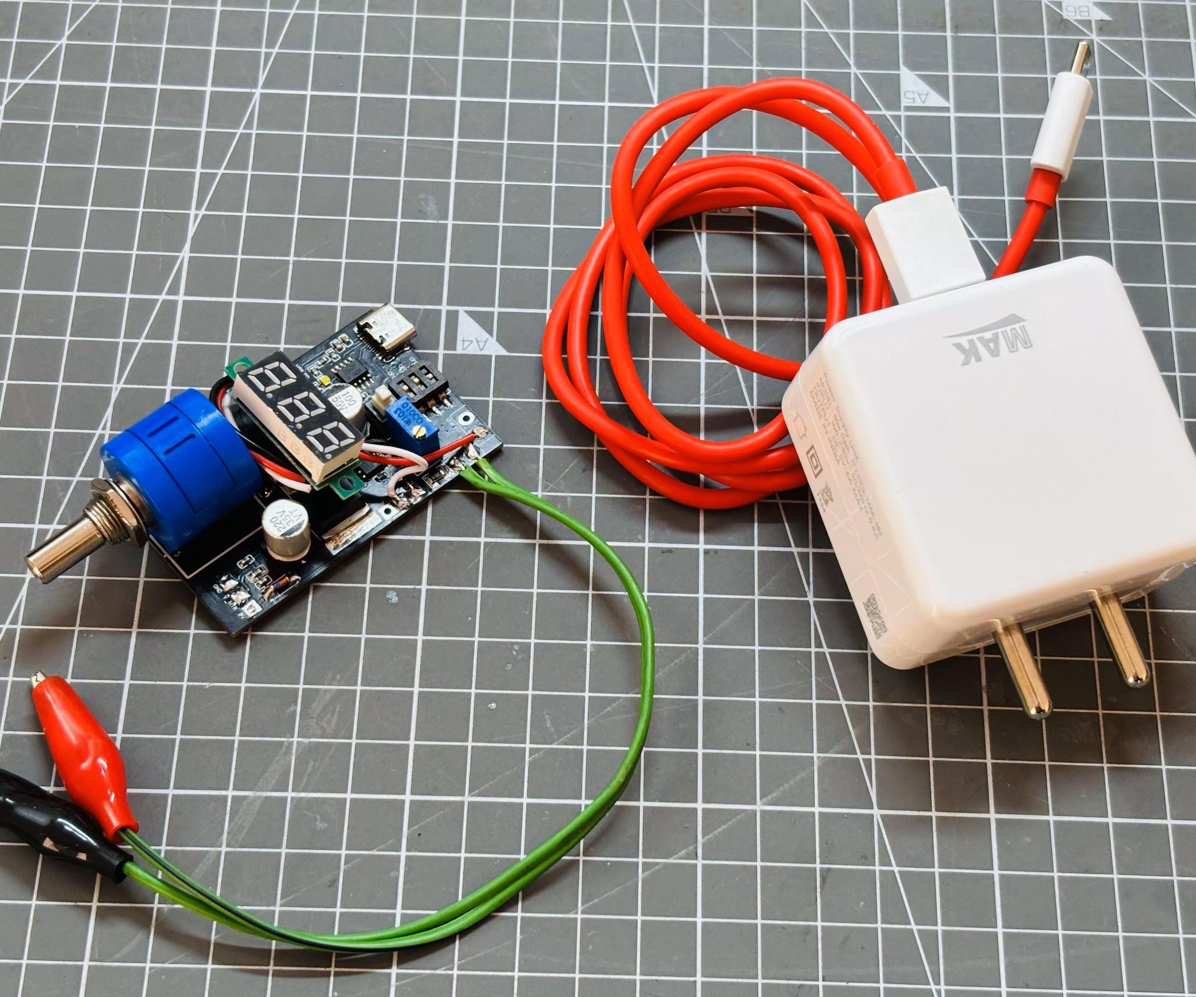 100W Lab Bench Power Supply From a Fast Charger