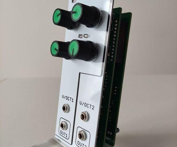 Pi Pico Dual Voice Voltage Controlled Wavetable Module for Eurorack Synthesizers