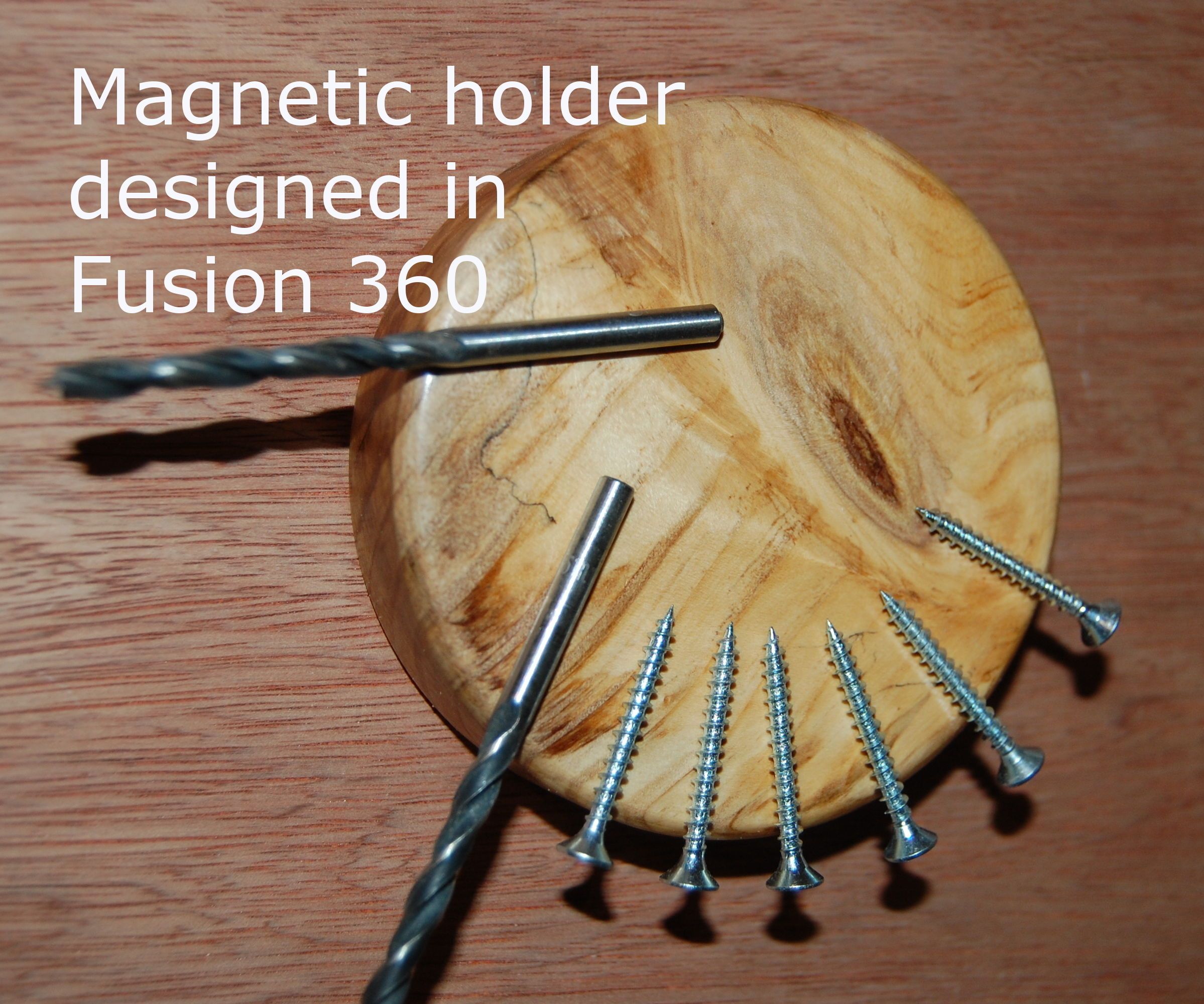 Magnetic Bits Holder From Old Speaker