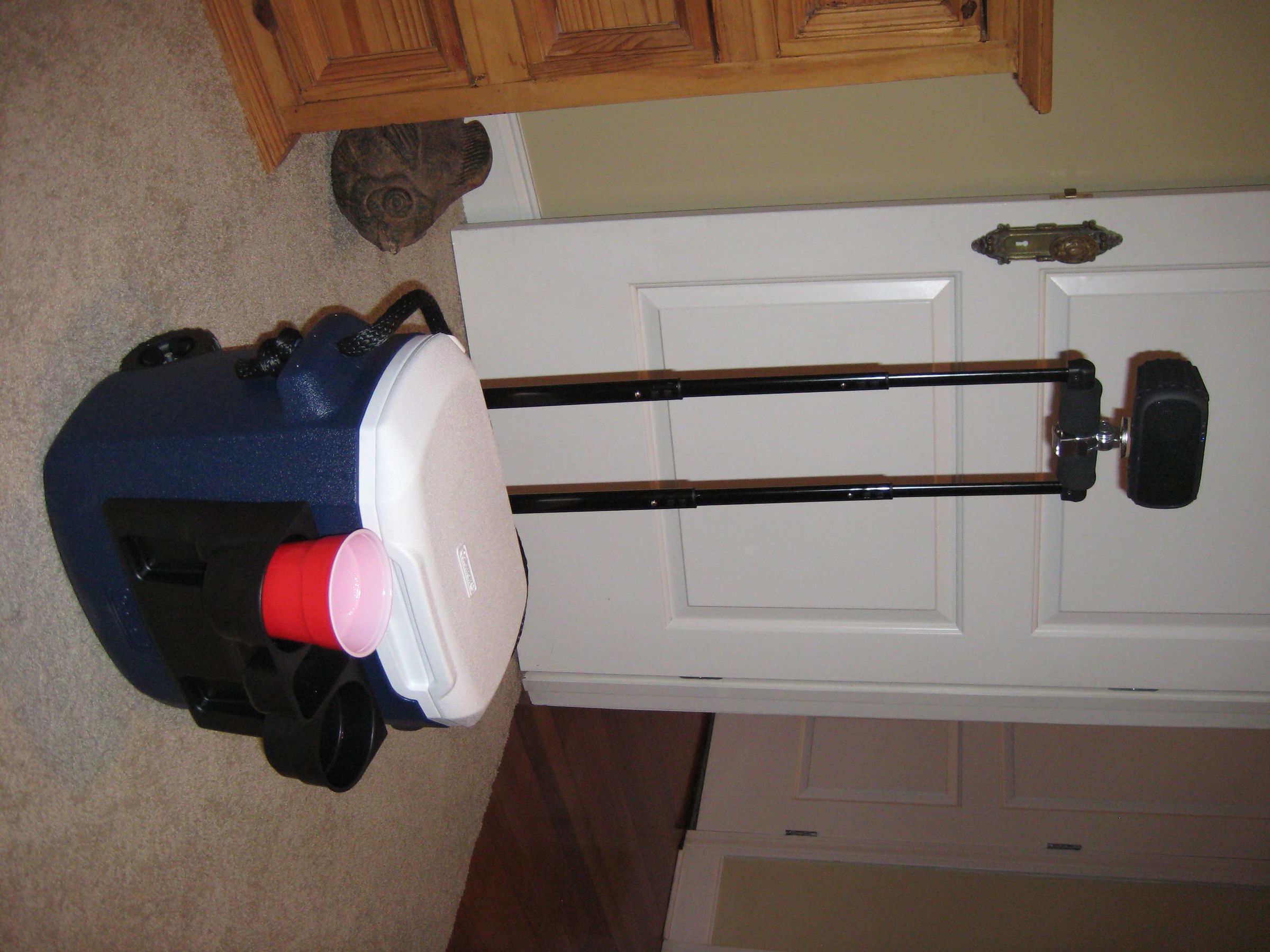 Mounting Cup Holders to a Mini Cooler