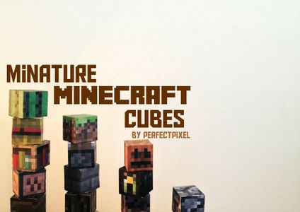 Miniature Minecraft Cubes!