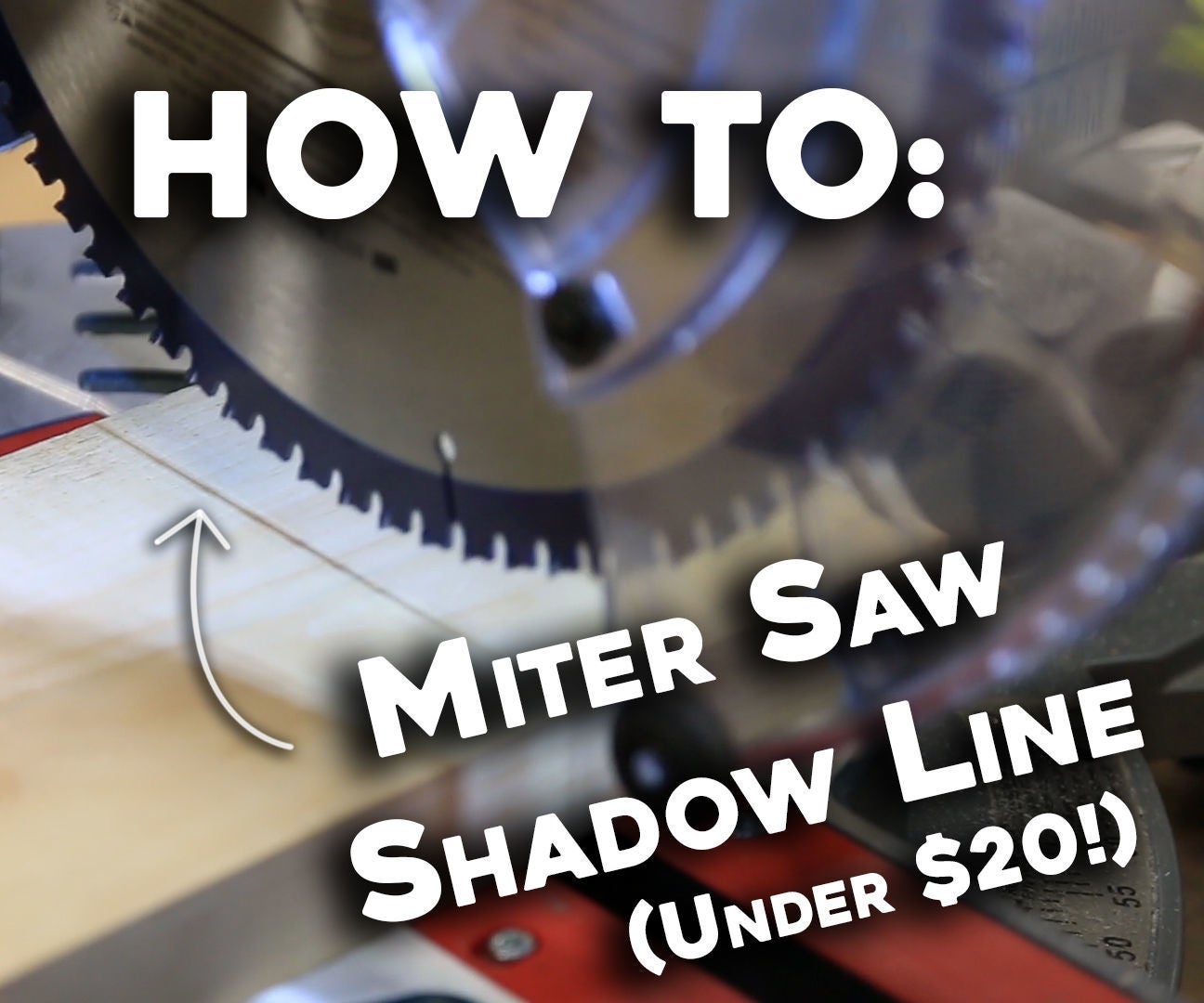 How To Miter Saw Shadow Line 12 Steps (with Pictures) Instructables