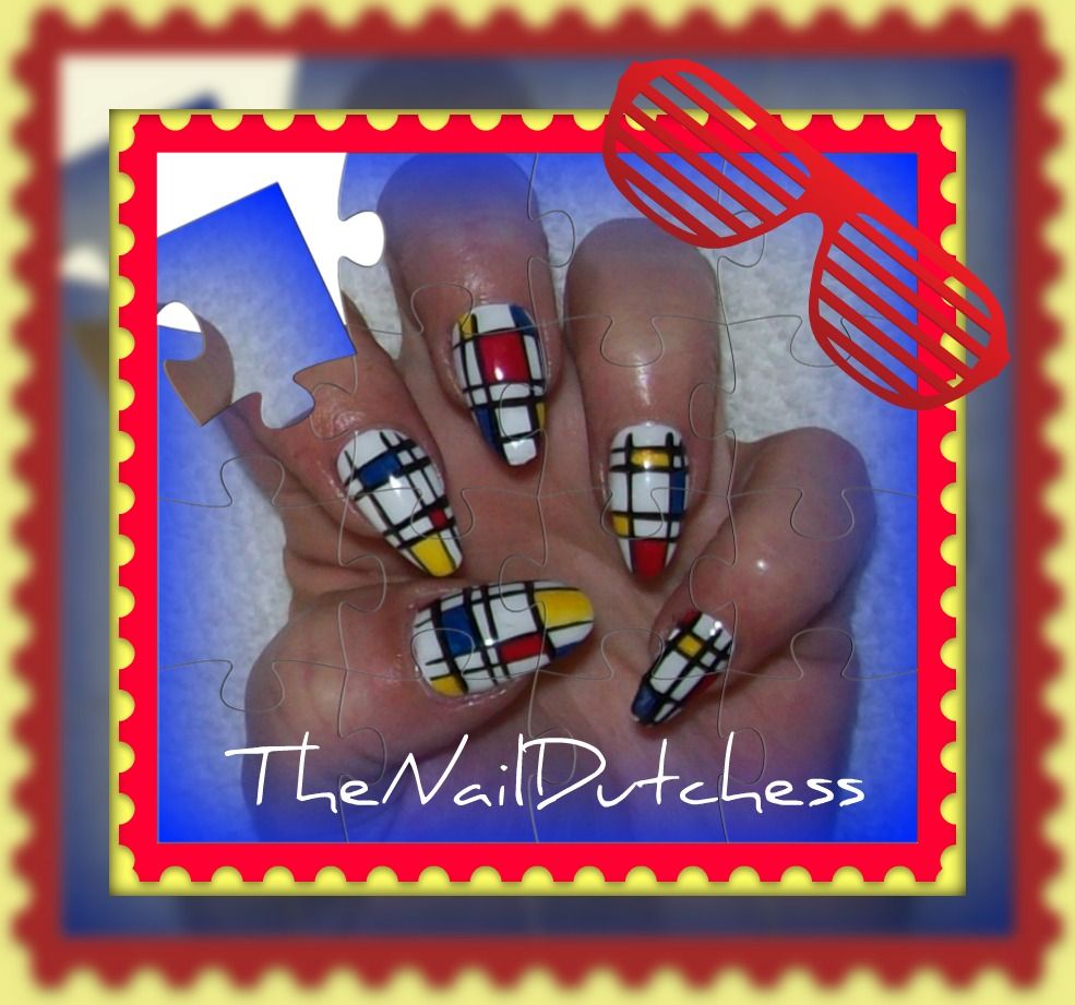~ Simple Retro Nail Art Design ~