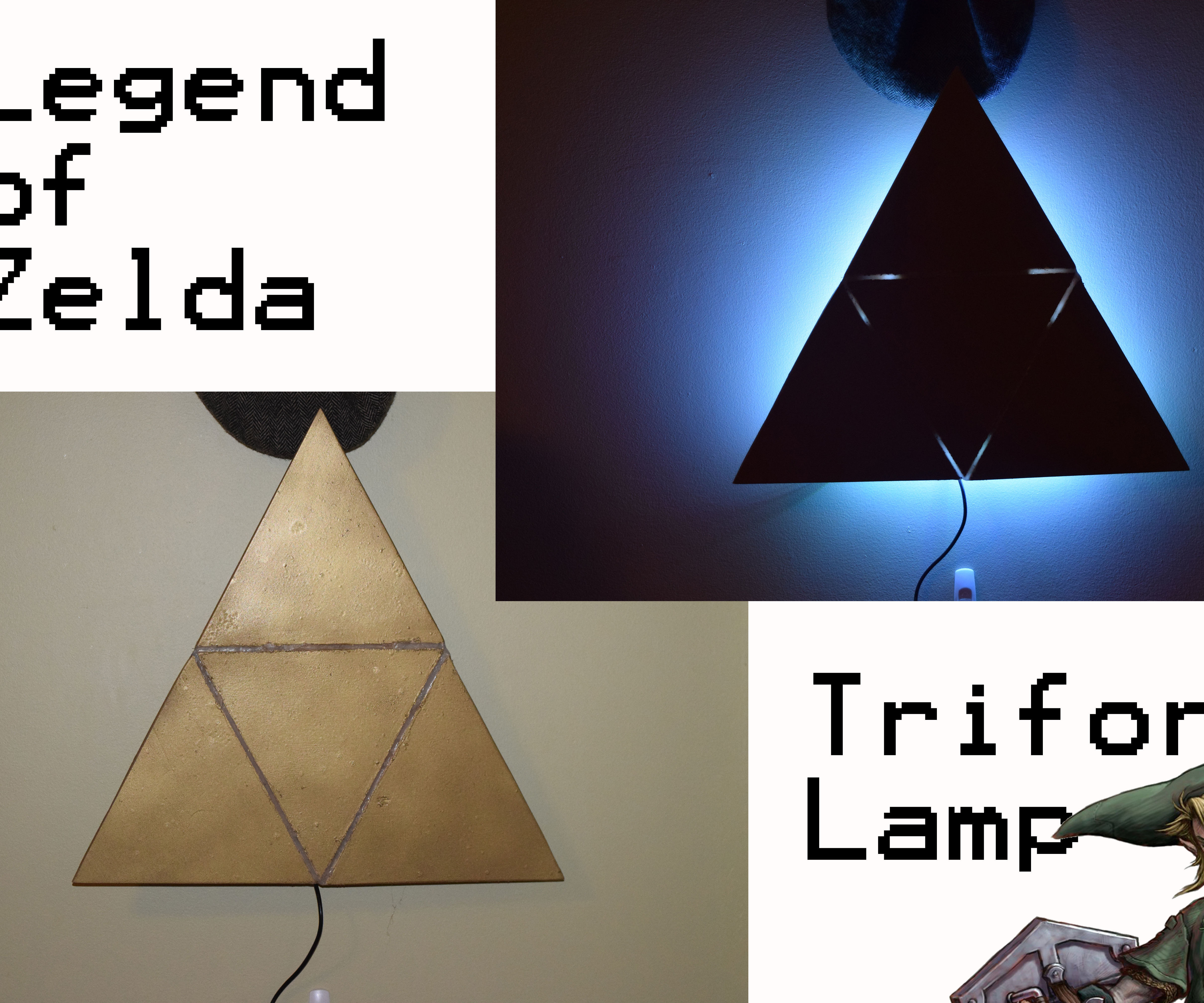 Legend of Zelda Triforce Lamp
